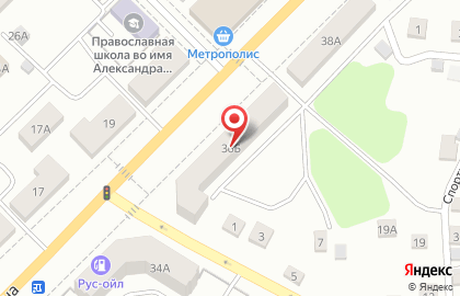 Магазин Красное & Белое на улице Гагарина, 36Б на карте