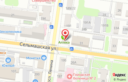 Оптика в Барнауле на карте