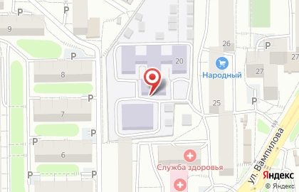 Детский сад №36 г. Иркутска на карте
