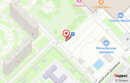 Киоск печатной продукции АМО-Пресс в Тропарёво-Никулино на карте