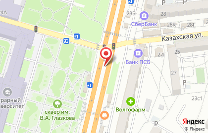 Билборды (6х3 м) от РА Экспресс-Сити на Университетском проспекте на карте