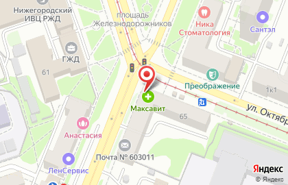 Фирменный магазин Ореховский на проспекте Ленина на карте