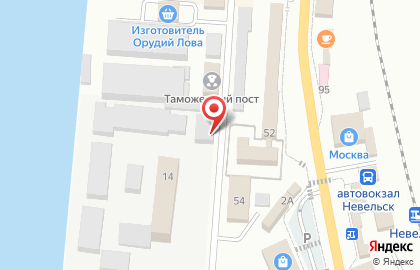 Пограничное управление ФСБ России по Сахалинской области в Невельске на карте