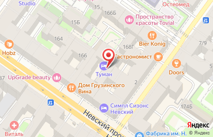 Салон красоты Глория на площади Александра Невского I на карте
