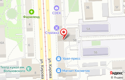 Торгово-производственная компания ВТС в Калининском районе на карте