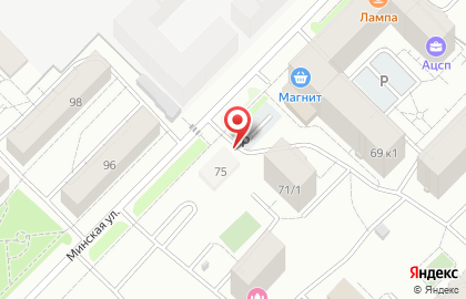 КРУЖКА на Минской улице на карте
