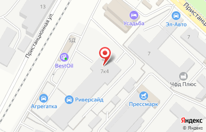 AQVA на Пристанционной улице на карте