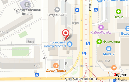Центр подключений РТК в Правобережном районе на карте