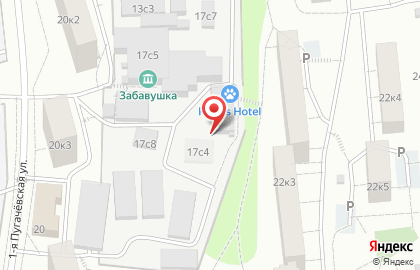 Профсервис на 1-й Пугачёвской улице на карте