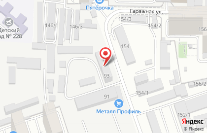 Торгово-производственная компания Скиф на Гаражной улице на карте