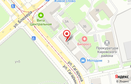 Научно-исследовательский институт экспертиз на улице Гагарина, 3 на карте