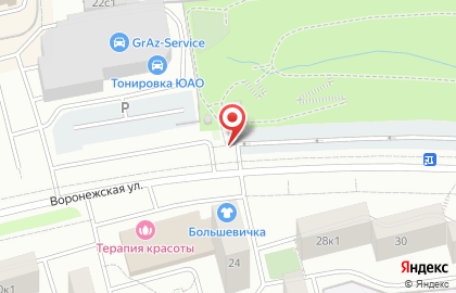 Автостоянка Мгса на Красногвардейской на карте
