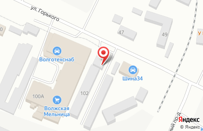 Арендная компания на улице Горького на карте
