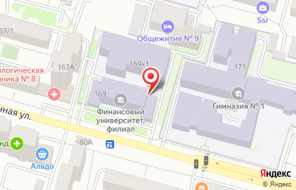 Уфимская школа бизнеса и управления, НОУ на карте