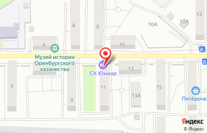 Юниор в Промышленном районе на карте