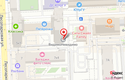 Строительная компания Флагман на Лесопарковой улице на карте