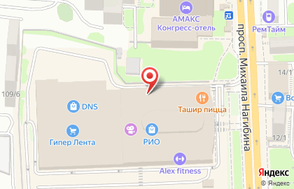 Магазин Книжный лабиринт на проспекте Михаила Нагибина на карте