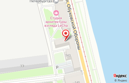 Общественная организация Всероссийское общество слепых на проспекте Обуховской Обороны на карте
