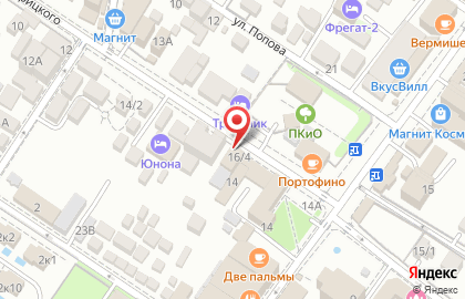 Книжный магазин на улице Урицкого на карте