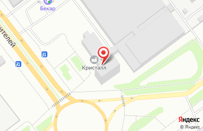 ОКТБ Кристалл на улице Строителей на карте