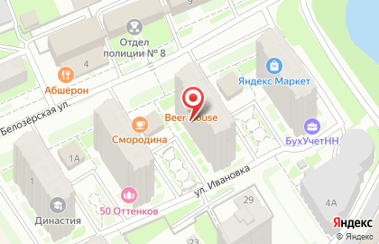 Строительная компания Жилстрой-НН на Белозерской улице на карте