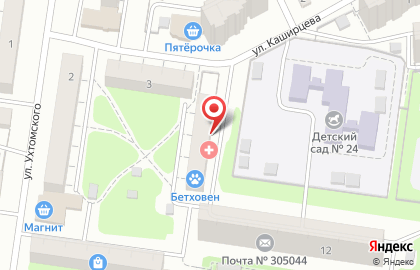 Женская консультация Курская городская больница №6 на карте