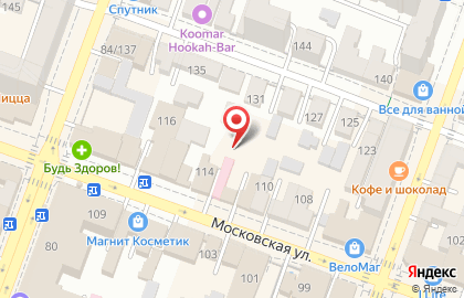 Велюр на Московской улице на карте