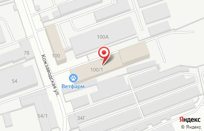 Джемир, автоцентр Opel на Кожзаводской улице на карте