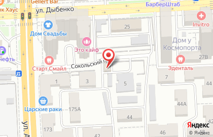 Компания по изготовлению памятников в Сокольском переулке на карте