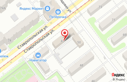 Юридический центр Сурков и Партнёры на Ставропольской улице на карте