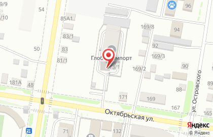 Спортивный клуб Олимп на Октябрьской улице на карте