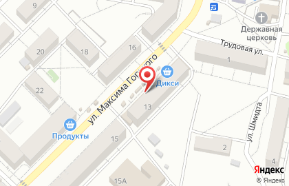 Символ в Привокзальном районе на карте