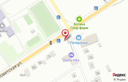 Киоск по продаже фруктов и овощей, хутор Большой Лог на карте