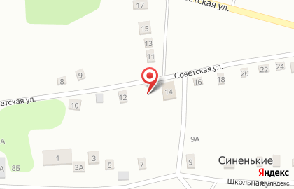Продуктовый магазин Фаворит на Советской улице на карте