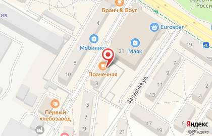 Кофейня Прачечная на улице Генерала Галицкого на карте