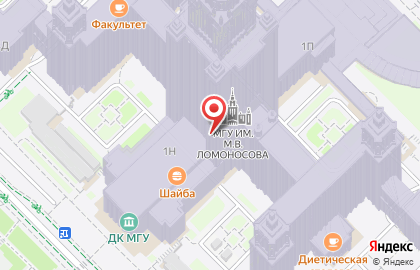 Московский Государственный Университет им. М.В. Ломоносова (мгу) на карте