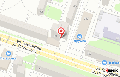 Магазин Брейтовчанка на улице Плеханова на карте
