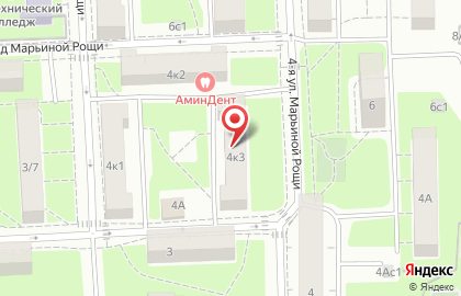 Мосдоставка на 3-й улице Марьиной Рощи на карте