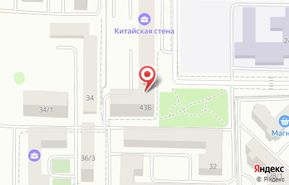 Супермаркет Пятёрочка на проспекте Ленина, 43Б на карте