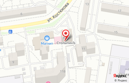 “ГЛАВКОМ” центр недвижимости на улице Костюкова на карте