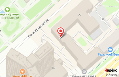 Мурманский областной психологический центр на карте