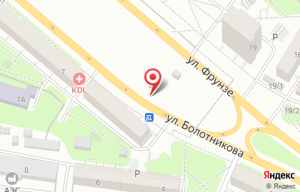 Мастерская по ремонту обуви на ул. Болотникова, 5Б на карте