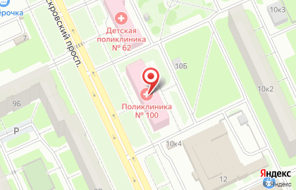 Клиника "Свято" в Санкт-Петербугре на карте