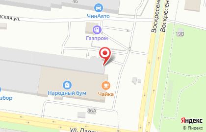 Гаражный кооператив Возрождение 2 №65 в Автозаводском районе на карте