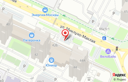 Магазин продуктов в Москве на карте