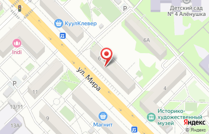 EasyOffice на улице Мира на карте