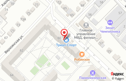 Магазин разливного пива в Краснооктябрьском районе на карте