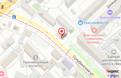 Магазин Волгоградский Мясокомбинат на Голубинской улице на карте