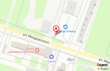 Автостоянка в Перми на карте