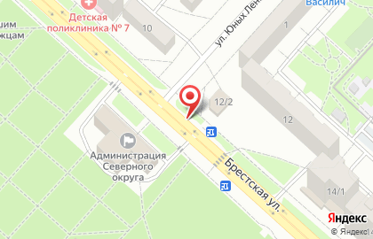 Аудиореклама от РА Медиа-тайм на Брестской улице на карте